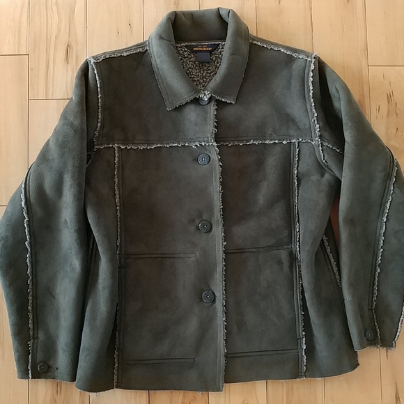 Woolrich Jackets & Blazers - Woolrich Faux Suede Barn Coat Jacket